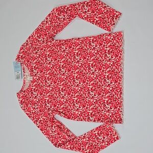 3/$15 Cat & Jack – Girls’ Bright Red Floral Medium (8) Long Sleeve Top